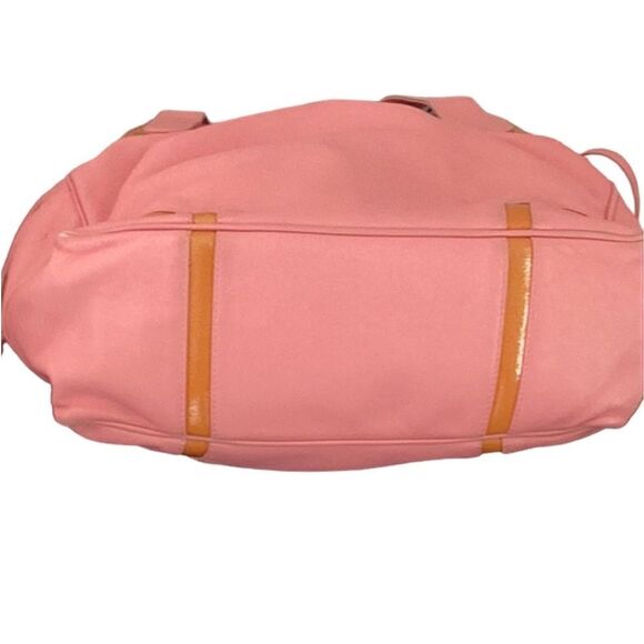 LOEWE ANAGRAM AUTHENTIC PINK SOFT LEATHER DRAW STRING SHOULDER HANDBAG - Picture 10 of 12